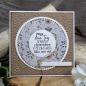 Preview: Designpapier Skandi Blumen senfgelb