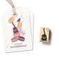 Preview: Holzstempel Katze Frida geduckt