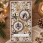 Preview: Designpapier Schweizer Weihnachtsszenen