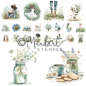 Preview: Designpapier Daisy