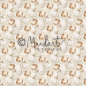 Preview: Designpapier Kürbisse weiss und beige