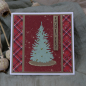 Preview: Stanzschablonen-Set Weihnachtsbaum mit Teppich