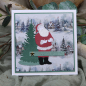 Preview: Stanzschablone merry Christmas