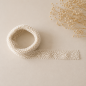 Preview: Band Spitze creme (2 Meter lang)