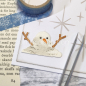 Preview: Stanzschablone geschmolzener Schneemann