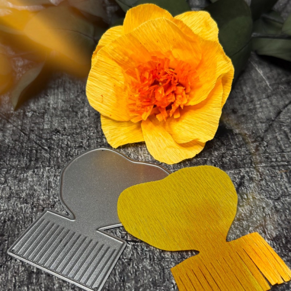 Stanzschablone für Kreppblumen Grösse M (Nr. 499)