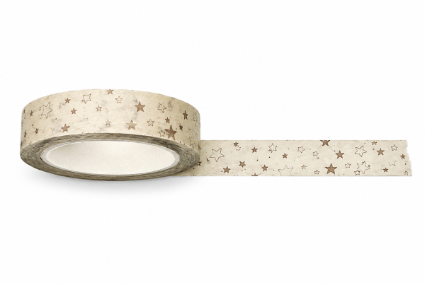 Washi Tape Mix & Match Sterne beige