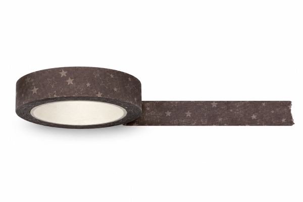 Washi Tape Mix & Match Sterne braun