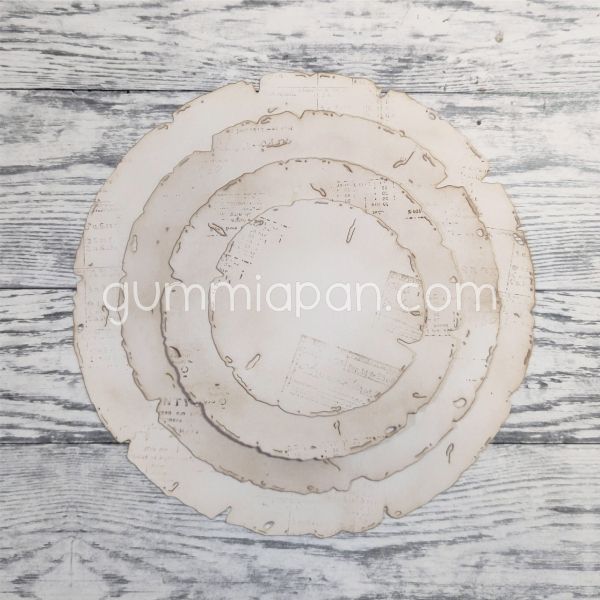 Stanzschablonen-Set alte Kreise