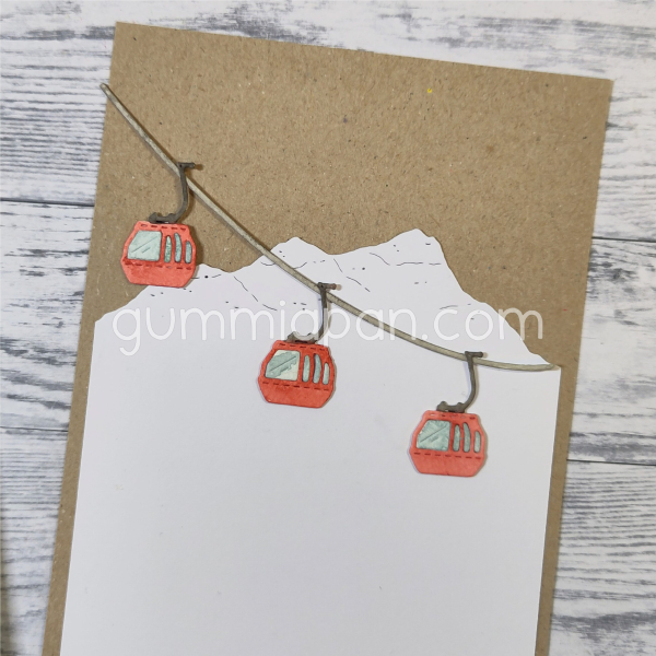 Stanzschablonen-Set Gondellift