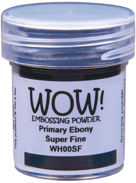 Embossingpulver Primary Ebony Super Fine