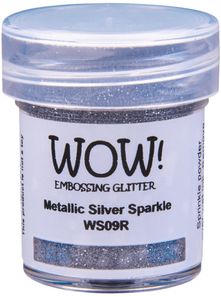 Embossingpulver Metallic Silver Sparkle
