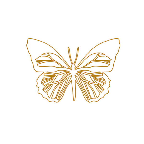 Stanzschablone Schmetterling