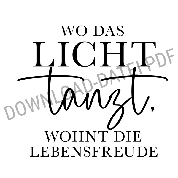 Download-Datei Wo das Licht tanzt