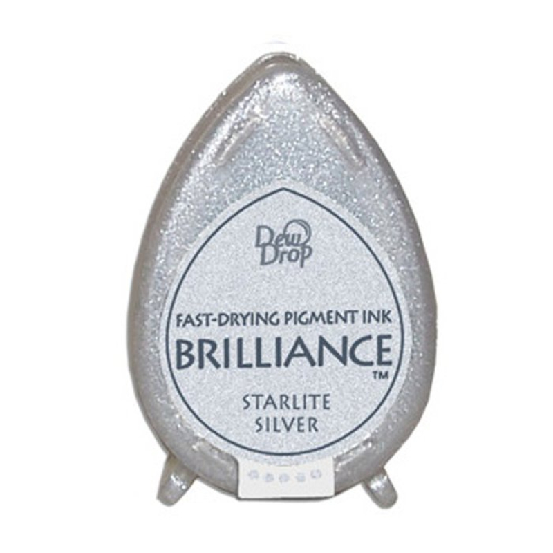 Stempelkissen Brilliance Dew Drop - starlight silver