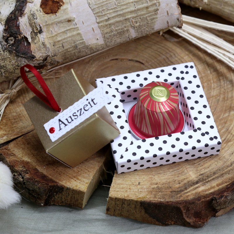 Designpapier Pünktchen schwarz/weiss