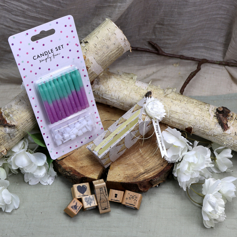 Stanzschablonen-Set kleine Triangel Box