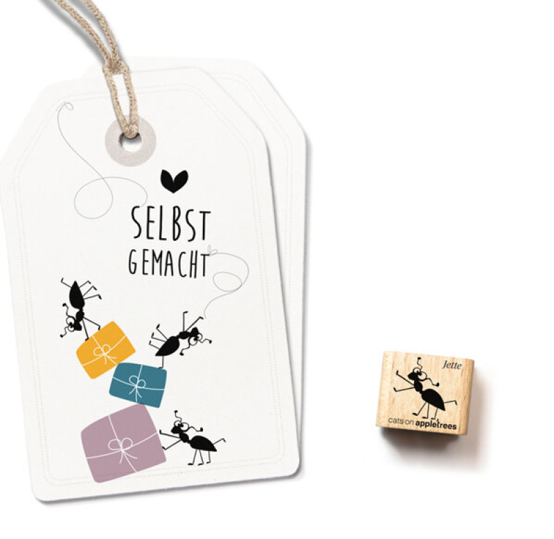 Holzstempel Ameise Jette