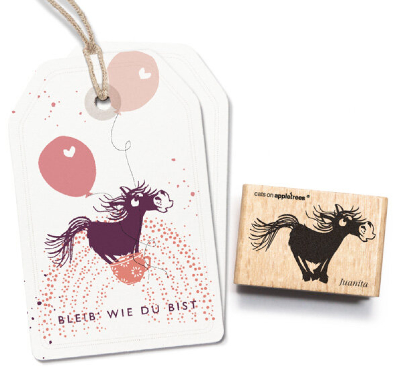 Holzstempel Shetlandpony Juanita