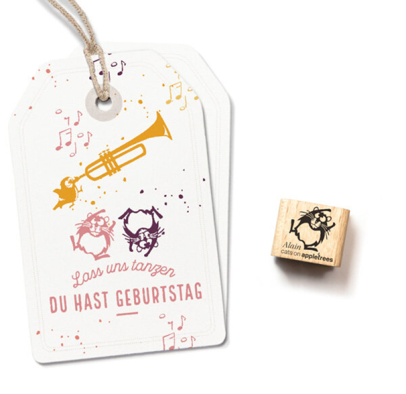 Holzstempel Hamster Alain