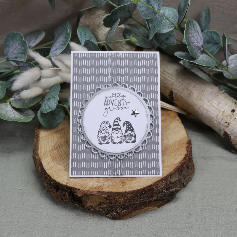 Klarsichtstempel-Set Wichtelfreude