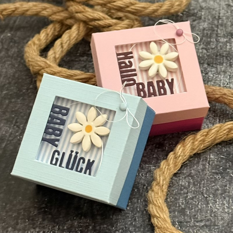 Stanzschablonen-Set Zusatz Texte Mini Baby