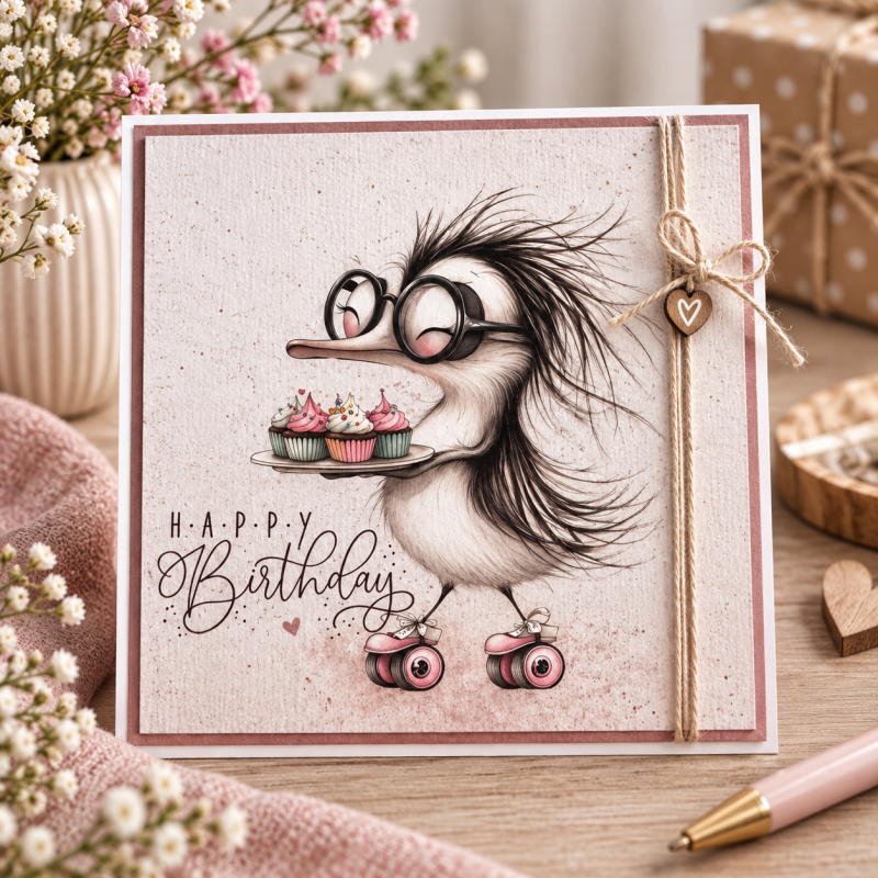 Designpapier niedliche Partytiere