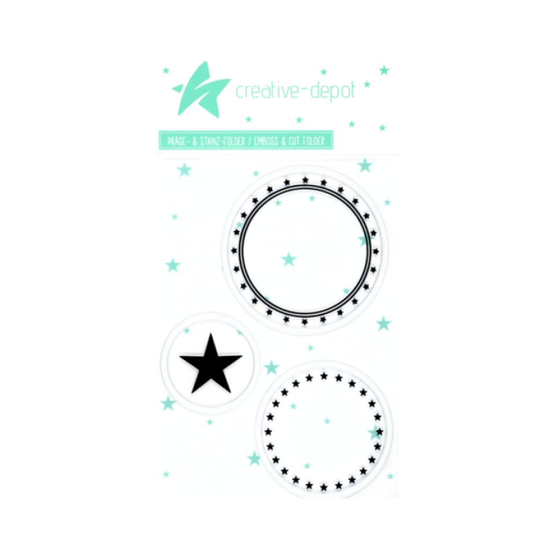 Cut & Emboss Folder Basic Kreise Stern