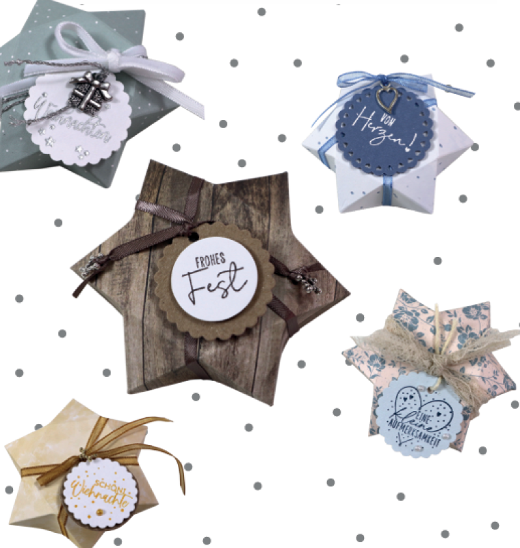 Anleitung Sternenbox für Teelichter