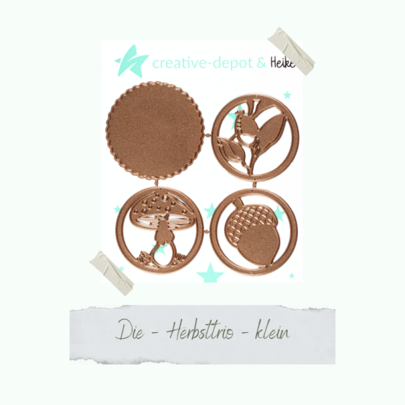 Stanzschablonen-Set Herbsttrio klein
