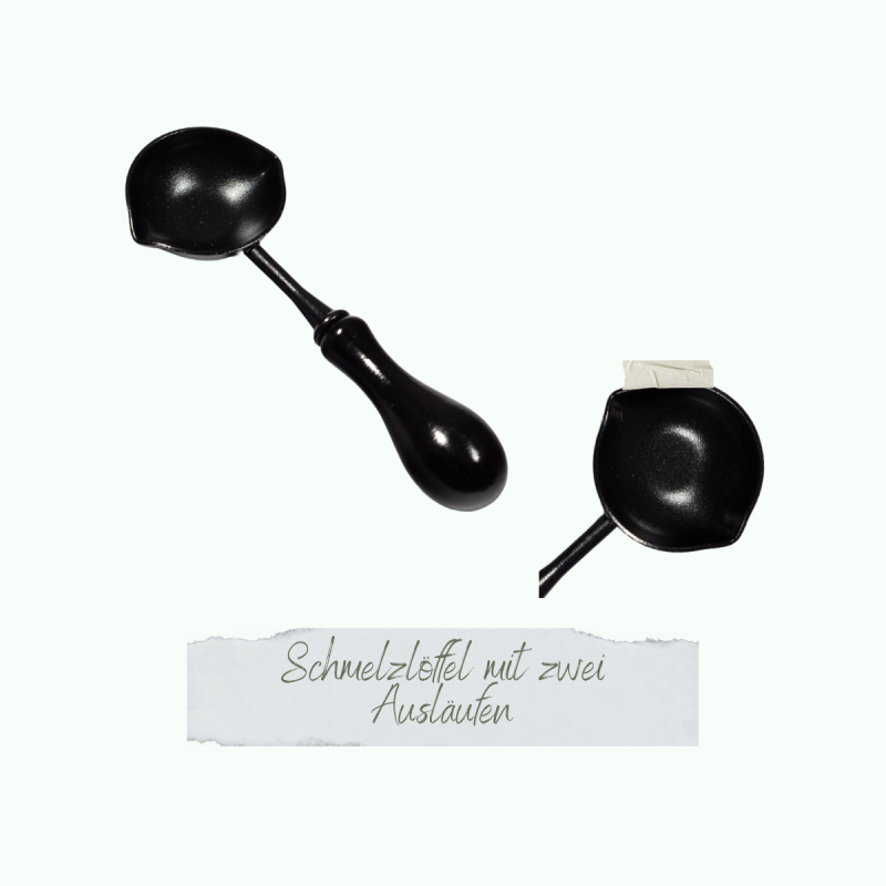 Schmelzlöffel mit zwei Ausläufen