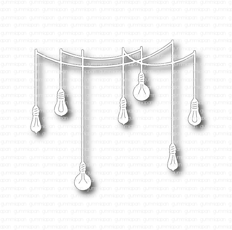 Stanzschablone Lichterkette