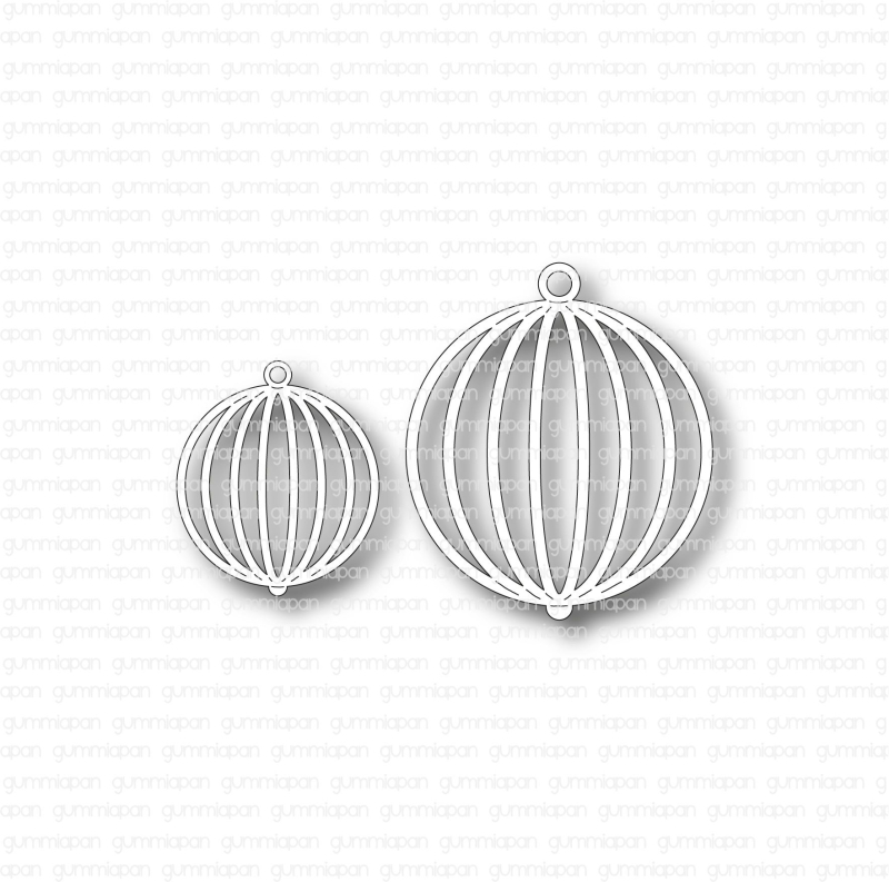 Stanzschablonen-Set Gartenkugeln