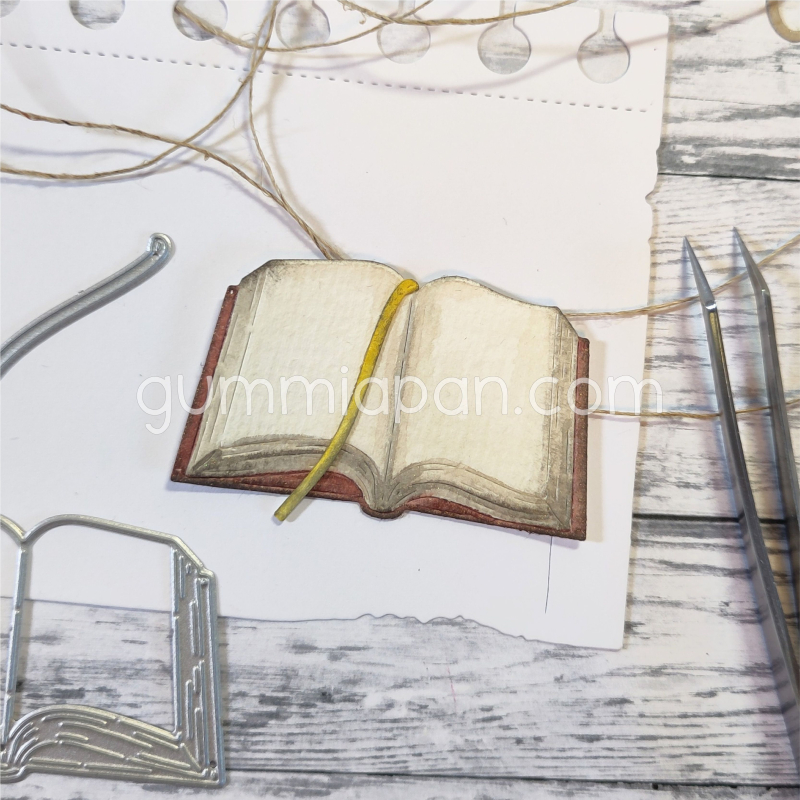 Stanzschablonen-Set offenes Buch