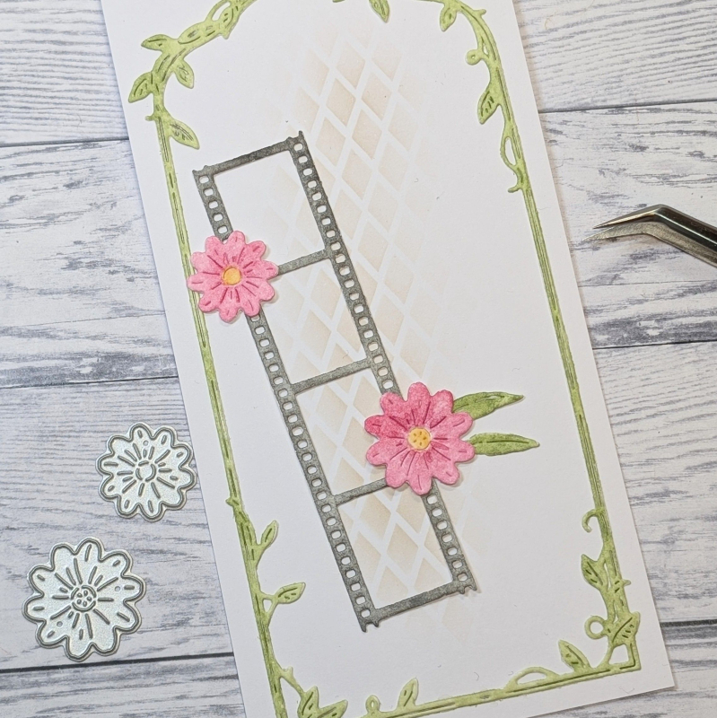 Stanzschablonen-Set Blumen