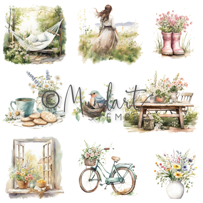 Designpapier Frühlingsgefühle