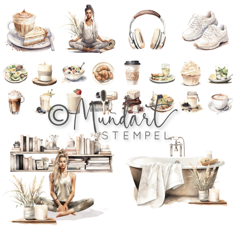 Designpapier Self Care