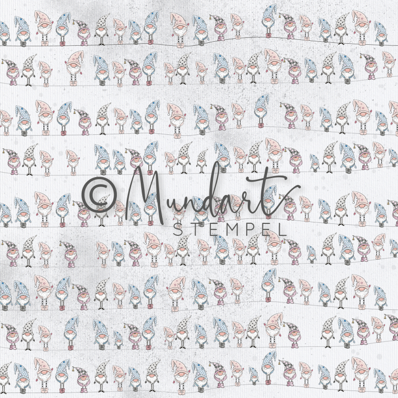 Designpapier Wichtel