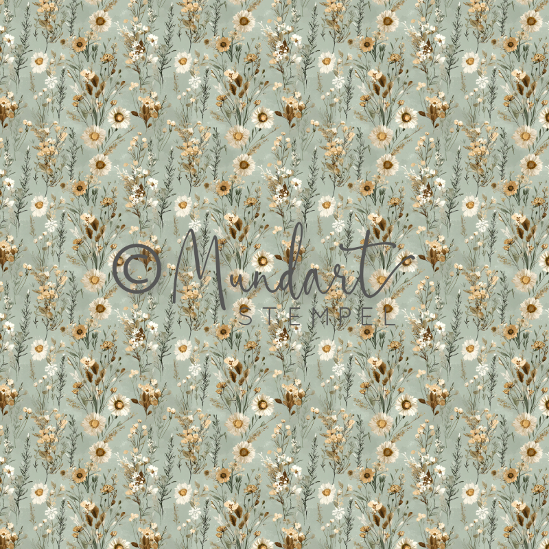 Designpapier Frühlingsblumen