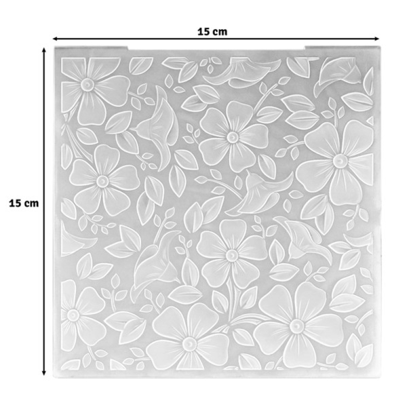 Prägeschablone 3D Blumen