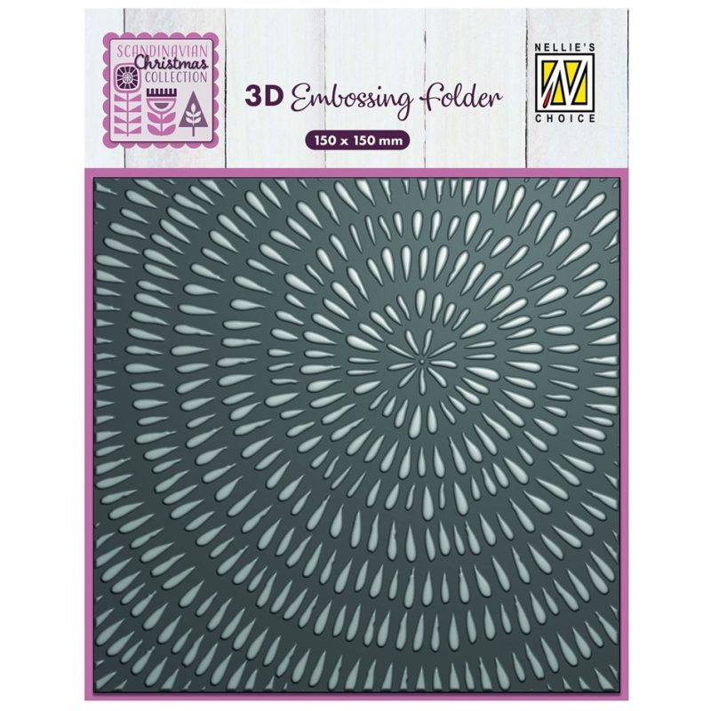 Prägeschablone 3D gesägtes Holz