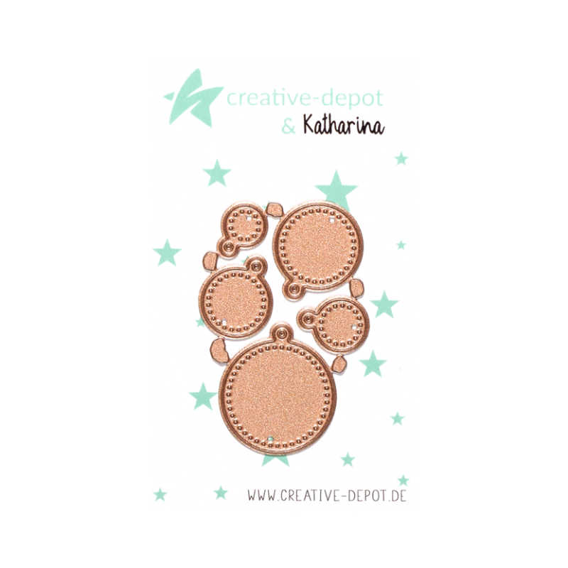 Stanzschablonen-Set Enamel Dots Anhänger