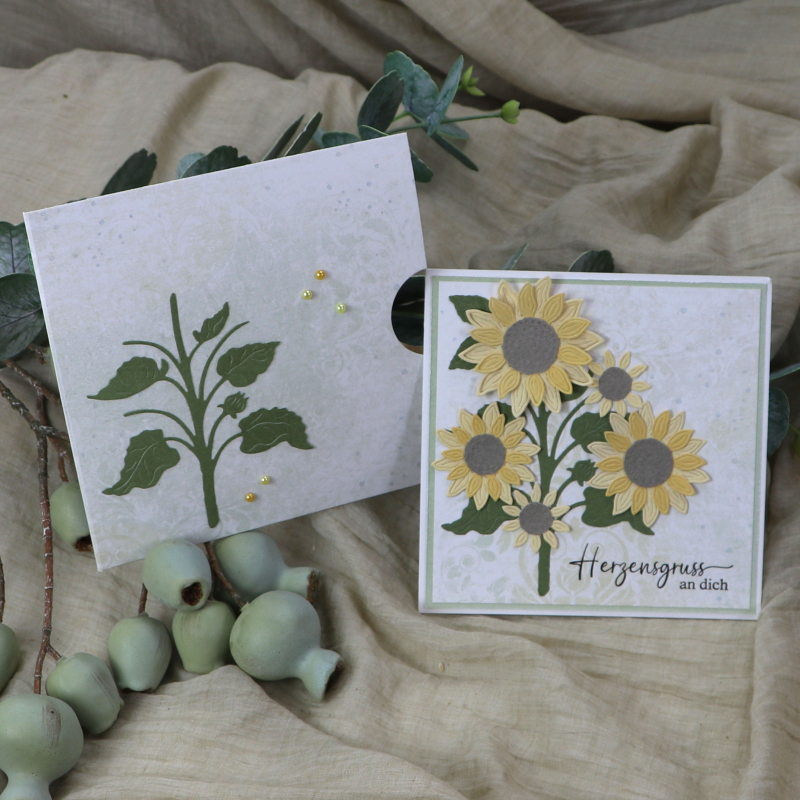 Stanzschablonen-Set Sonnenblume *
