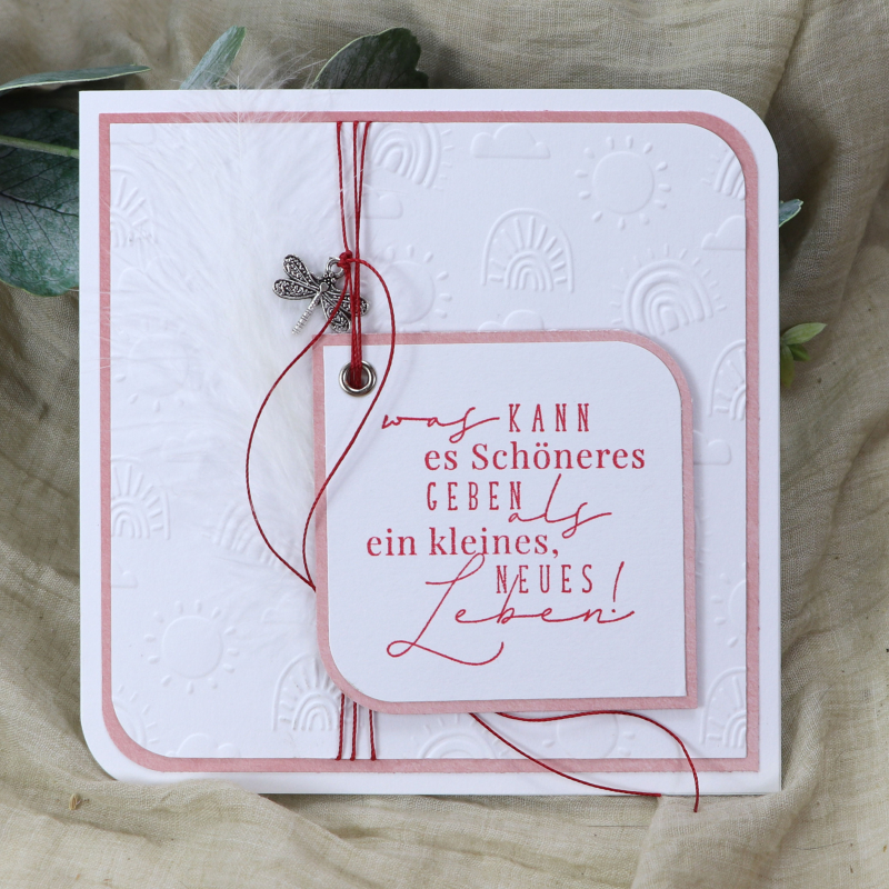 Holzstempel Was kann es Schöneres geben als ein kleines, neues Leben!