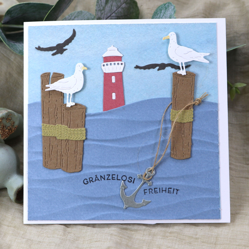 Stanzschablone Anker