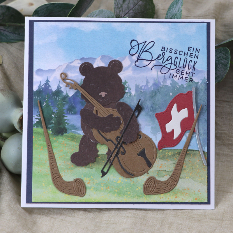 Stanzschablonen-Set Schweizer Musikinstrumente