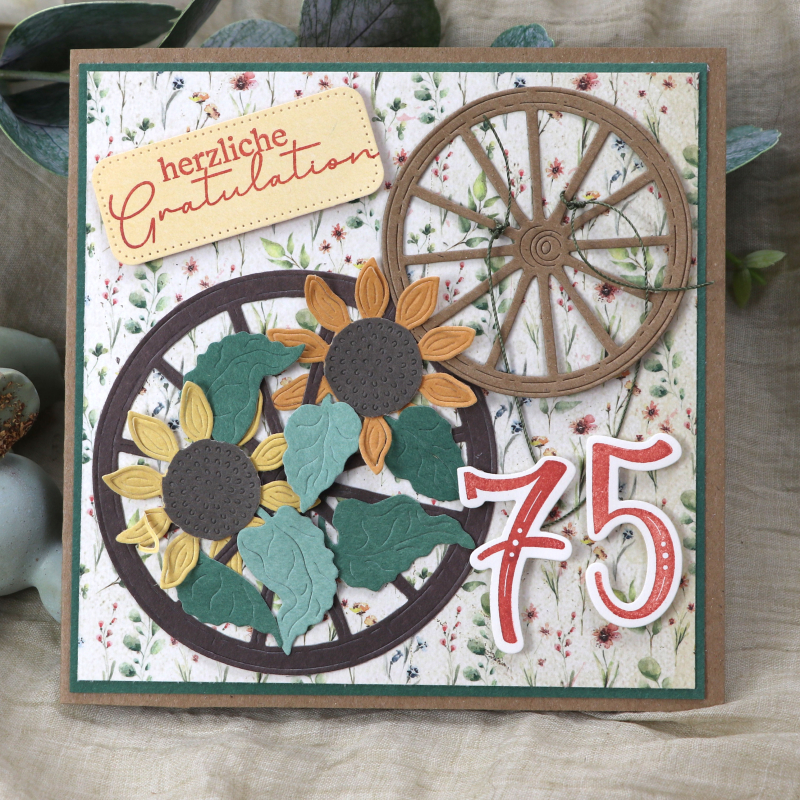 Stanzschablonen-Set Sonnenblume *