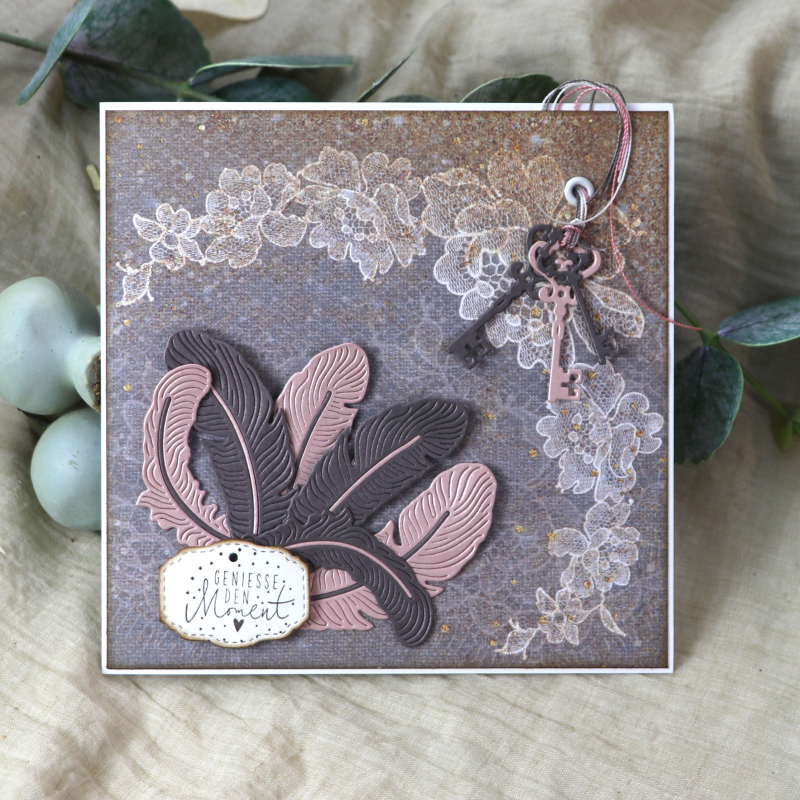 Stanzschablonen-Set Federn *