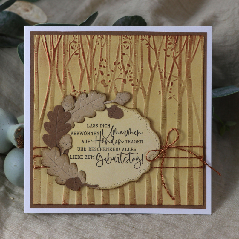Holzstempel lass dich verwöhnen