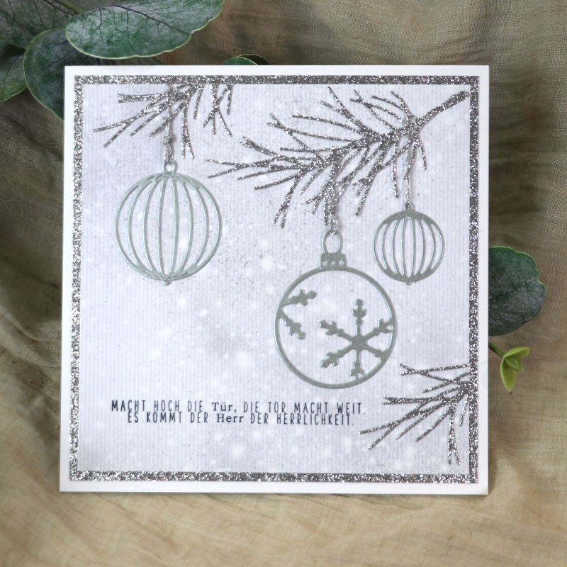 Stanzschablonen-Set Gartenkugeln